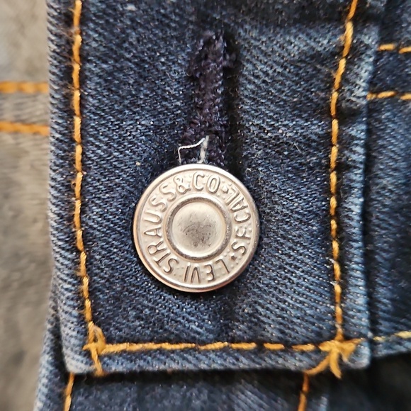 Levi's 511 38x30 Straight Leg Jeans, Dark Blue Wash Denim - Picture 2 of 10